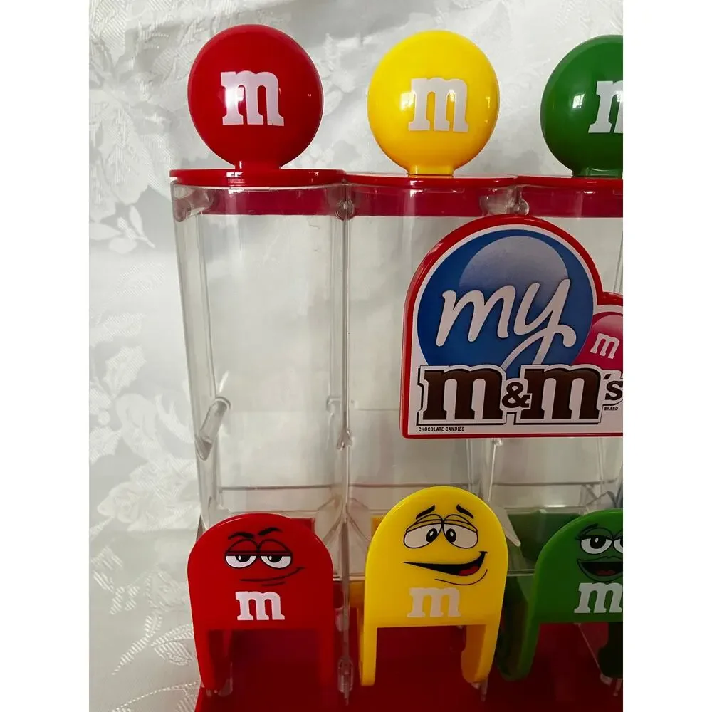 My M&M's 4 Compartment Candy Dispenser Countertop Organizer 2014 Mars